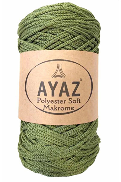Ayaz Polyester Soft Macrame Cord 1263 Dark Green