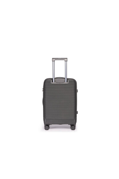 Prince Travelling Un Breakable PP Hard Luggage (8 Wheels) Glider 28 Inch /93 Litre Large - Dark Grey