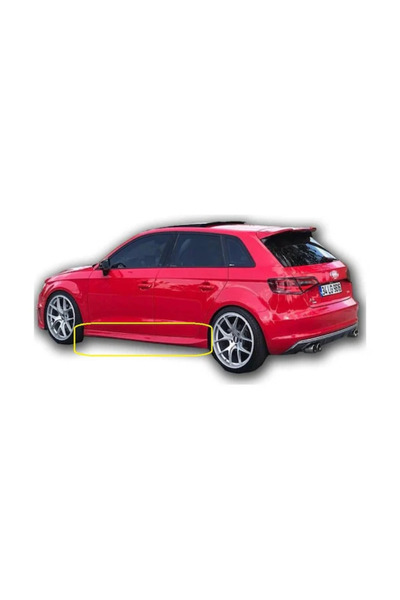 bestuning Audi A3 Yan Marşpiyel HB 2013-2017 (Plastik) Boyasız