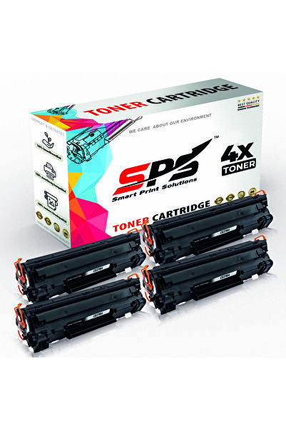 Smart Print Solutions خراطيش حبر متوافقة مع SPS لطابعات HP | CE278A 78A | 4 خ...