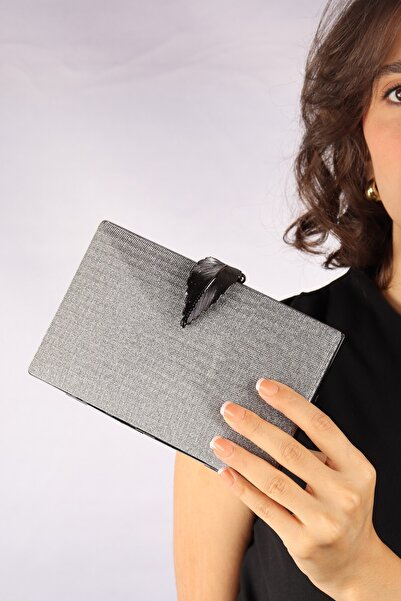 weem bag Elysara Eb0713 |   Pearl Shiny Leaf Curl Evening Dress Bag