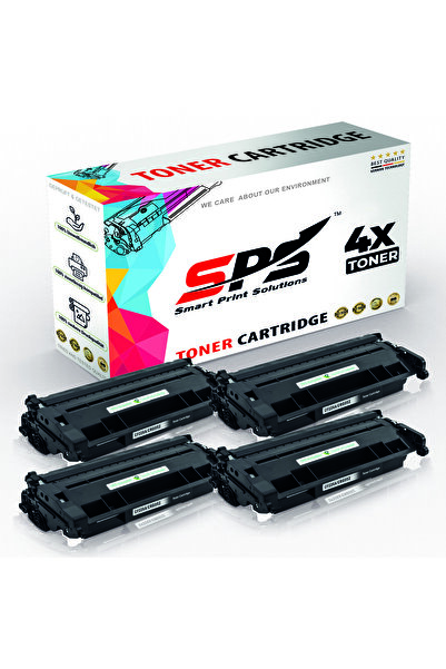 Smart Print Solutions خراطيش حبر متوافقة مع SPS لطابعات HP | CF226A 26A | 4 خراطيش حبر سوداء | 3100 صفحة