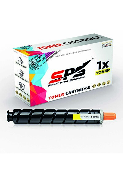 Smart Print Solutions خراطيش حبر متوافقة مع SPS لطابعات كانون | C-EXV34Y | عب...