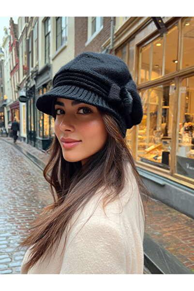 LAGRANZE Angora Bow Hat