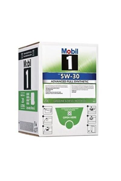 Mobil Ulei de Motor Sintetic 1 ESP 5W30, 20 Litri, Ambalaj Cutie