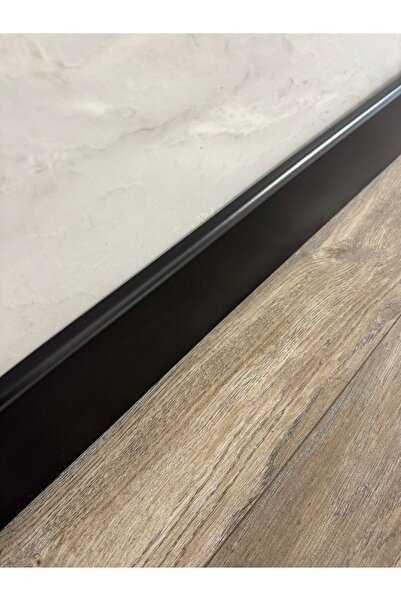 PashaDekor 10 Cm Yalı Serisi T Model Siyah Pvc Süpürgelik