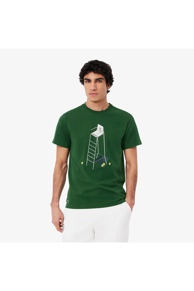 Lacoste Tennis Heritage Print T-shirt - TH2101-00-S30
