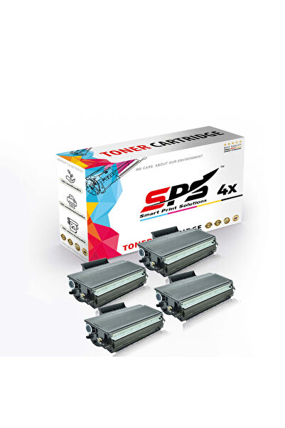Smart Print Solutions خراطيش حبر متوافقة مع SPS لطابعات Brother | TN-3185 | 4 خراطيش سوداء | 7000 صفحة