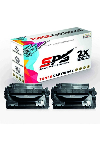 Smart Print Solutions خراطيش حبر متوافقة مع SPS لطابعات HP | CE255A 55A | خرطوشة حبر سوداء | سعة 6000 صفحة