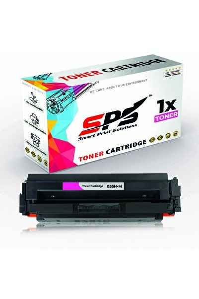 Smart Print Solutions خراطيش حبر متوافقة مع SPS لطابعات كانون | CRG-055HM | لون أرجواني واحد | إنتاجية تصل إلى 5900 صفحة