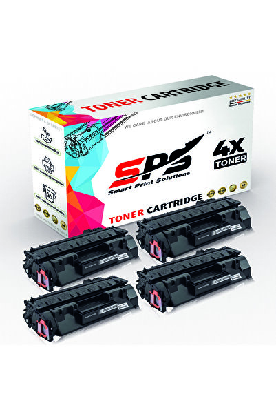 Smart Print Solutions خراطيش حبر متوافقة مع SPS لطابعات HP | CF280A 80A | 4 خ...