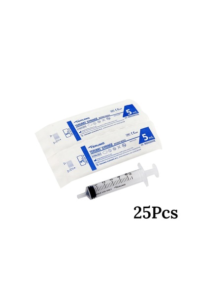 TERUMO محقنة بدون إبرة 5 مل يور سليب 25 قطعة