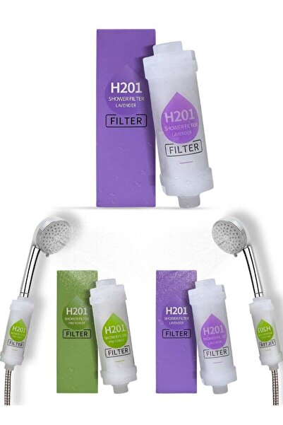Abg Vitamin C Shower Filter Pack of 2 – Water Purifier for Shower with Aromatic Beads, Removes Chl