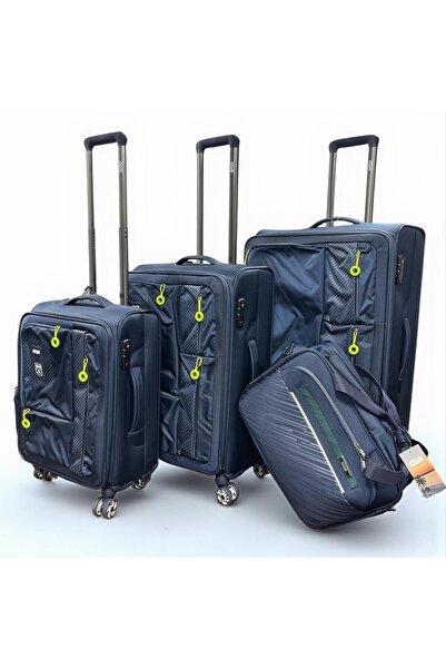 OGS 4-piece suitcase set (28 - 24 - 20 - 16) in elegant black