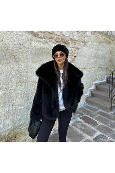 sinemkivanc co ŞAL YAKA İÇİ ASTARLI PREMIUM KÜRK