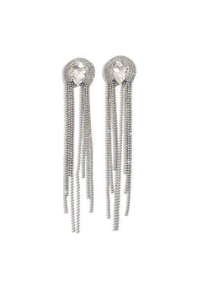 Flaner Paris Accessorize Damla Taşlı Küpe – Kadınlar İçin Zarif ve Işıltılı Tasarım, Şık Günlük ve Özel Gün Takısı