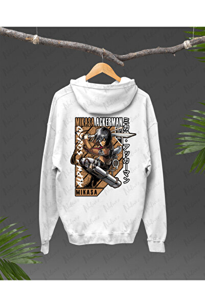 Nulivez هوديي كبير الحجم للجنسين عالي الجودة مطبوع عليه شخصية ميكاسا من أتاك ...