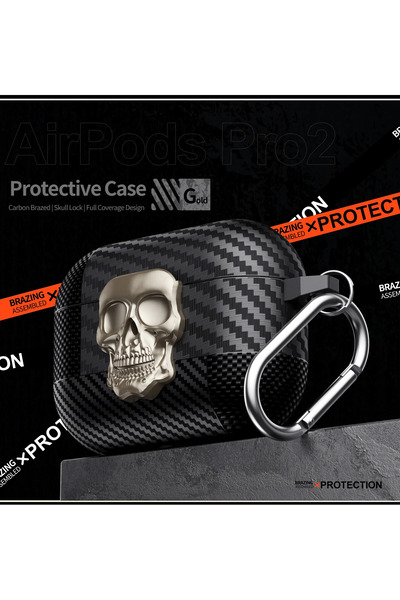 OSG Premium Earphone Case with Skull Key Design Compatible with AirPods Pro and Pro 2