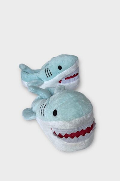 Deniz Terlik Animal Shark Slippers with Soft Silent Soles Inside |   Home Boat |