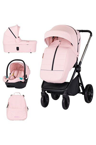 Chipolino 3 in 1 Encanto pink marshmallow stroller