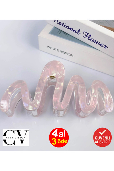 cityvision مشبك فاخر من الأسيتات بلون أرجواني طراز دالجا مقاس 10.5 سم