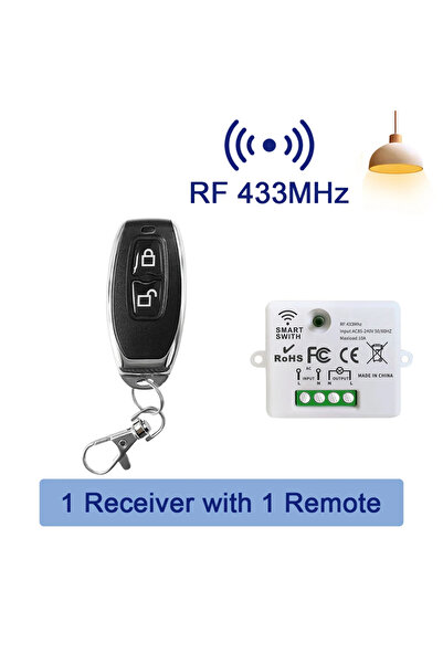 Choice1 Choice 1 Receiver 1 Remote 433MHz Wireless Remote Control Light Switc...