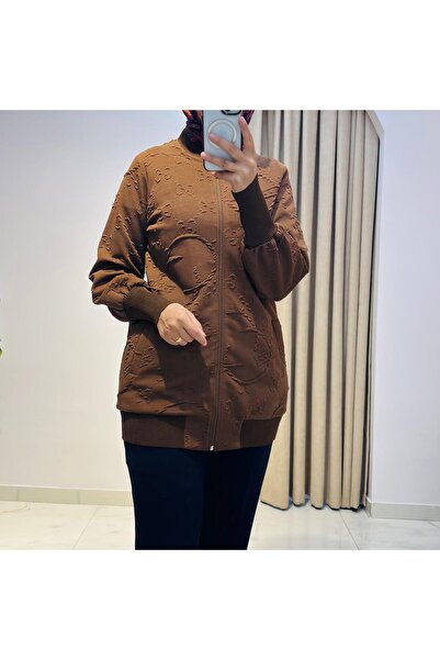 qmash Embroidered Patterned Cardigan