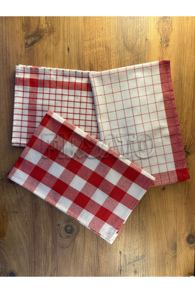 Fırsato Triokare 6-Piece Kitchen Towel / Dishcloth Set - Ecotex Certified, 45X65