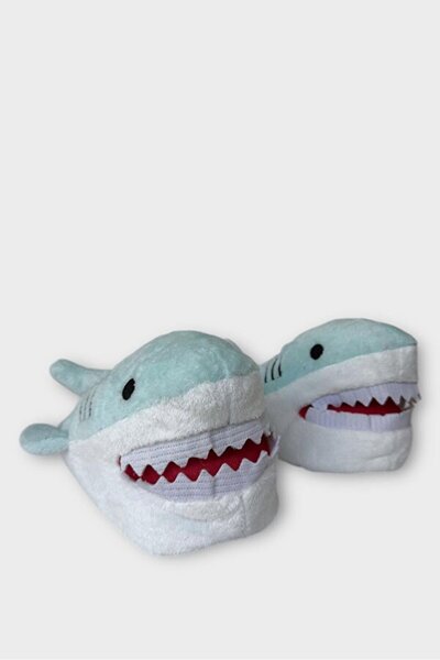 Deniz Terlik Animal Shark Slippers with Soft Silent Soles Inside |   Home Boat |