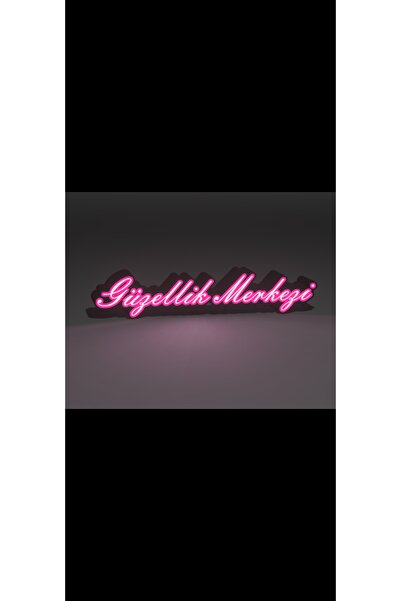 KAMER LED IŞIKLI GÜZELLİK MERKEZİ YAZI TABELA