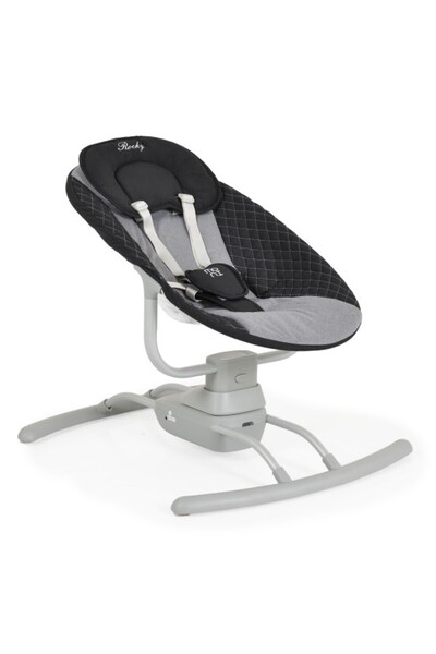 Moni Electric swing with remote control and musical carousel Rocky Gray, 3 swing speeds