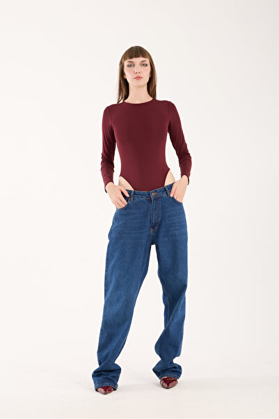 TheyYou Women's Crew Neck Basic Bodysuit / Bodysuit