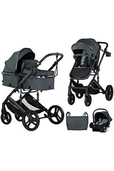 Chipolino Baby stroller Amore 3 in 1 basil