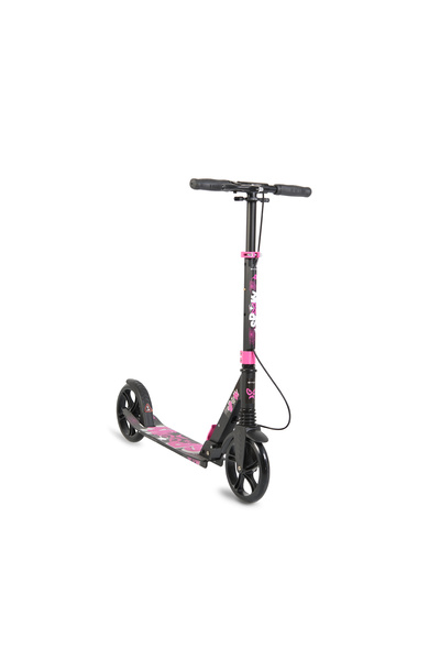 byox Trotineta pliabila Spooky Roz, amortizor fata si frana de mana, varsta m...