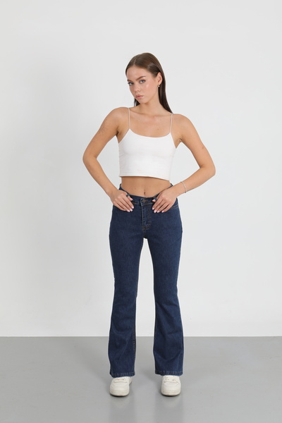 La Bjorn Women's Black Flared Trousers