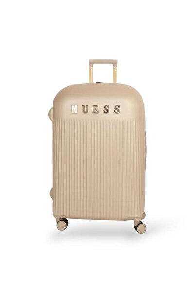 nuess Travel bag set - 5 pieces, including 3 trolley bags and 2 makeup bags - with flexible covers - and a fixed digital lock