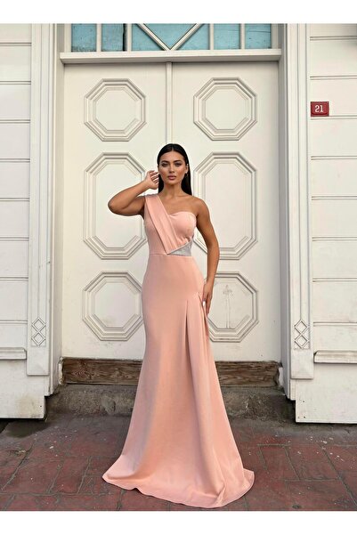 Modafeminen Rochie de seară din țesătură elastică pentru scuba, cu detaliu de...