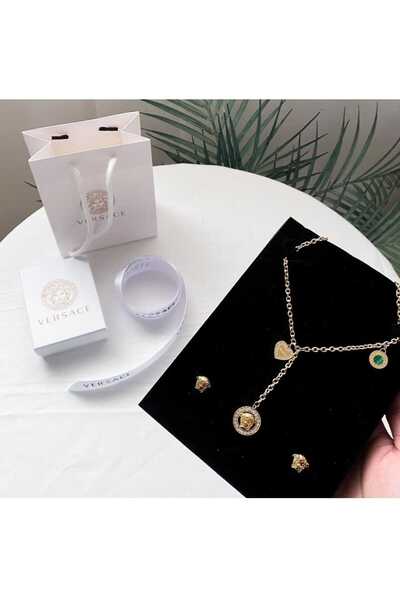 chch Versace earrings, necklace and accessories
