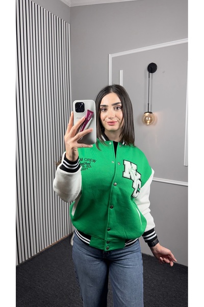 TEXXANA Long Sleeve Knitwear Collar College Coat