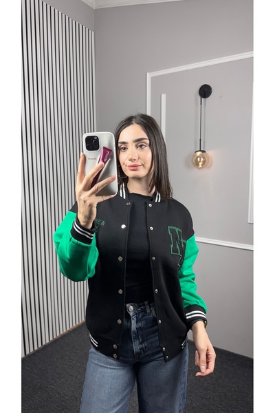 TEXXANA Long Sleeve Knitwear Collar College Coat