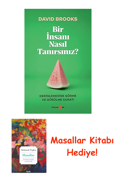 Alfa Yayınları كيف تعرف الإنساناً الآخر؟ + كتاب الحكايات