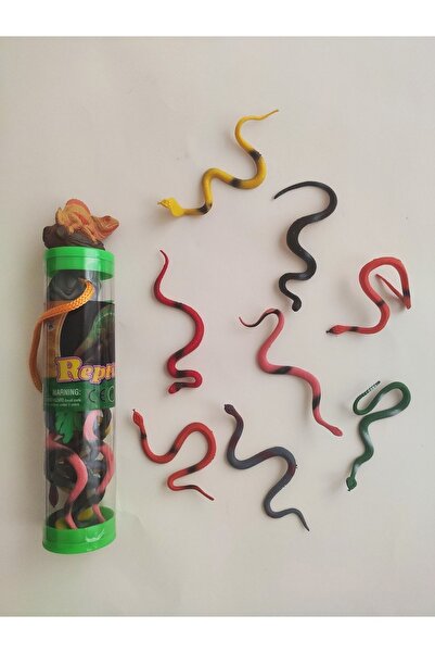 duyusaloyunatolyesi لعبة على شكل ثعبان الزواحف، تماثيل حيوانات صغيرة