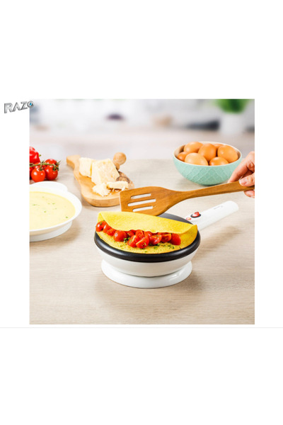 Razo Tigaie electrica pentru preparare clatite, suprafata antiaderenta, 800W,...