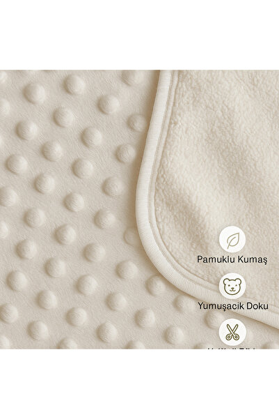 MYZİ STORE Baby Kids Newborn Chickpea Blanket - Welsoft Inside - Skin Friendly