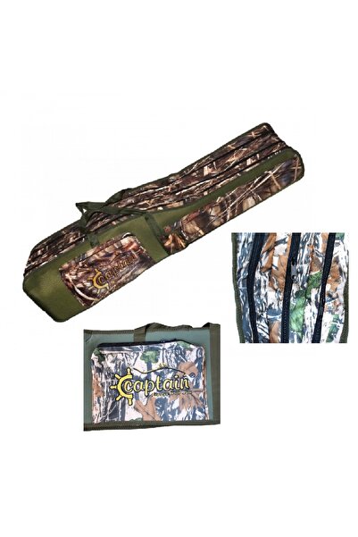 CAPTAIN Olta Kamış Çantası 3 Bölmeli 145cm Eva Destekli