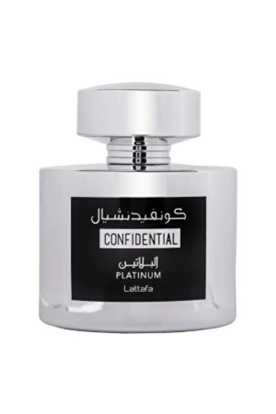 lattafa Confidential Platinum Eau de Parfum, 100 ml, Men