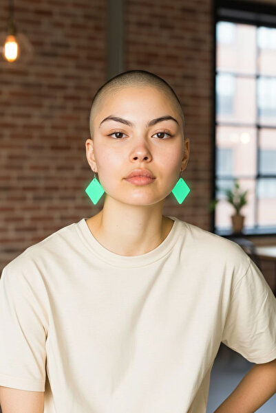 Bahat Glow-In-The-Dark Phosphorescent Quadrilateral Earring Set