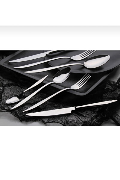 Komşu Züccaciye 36 Piece Simple Cutlery Set for 6 People Stainless Steel 18/10