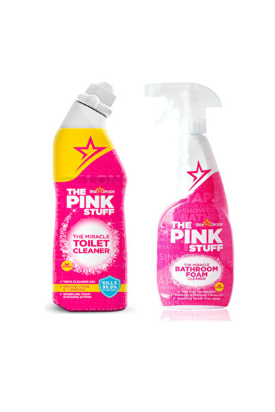 THE PINK STUFF Set de curățare miraculos - Gel de toaletă și soluție pentru baie