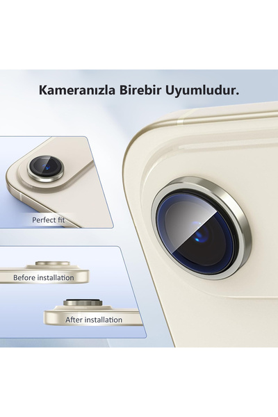 EDELFU iPhone 17 Air Camera Lens Protector Lens Screen Protector |   9H Hardness, Scratch Resistant Camera